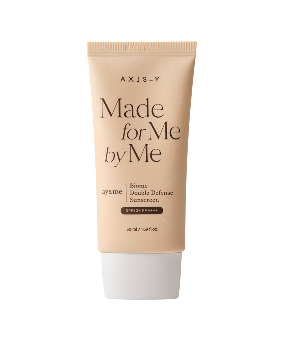 AXIS-Y Biome Double Defense Sunscreen 50ml product packaging