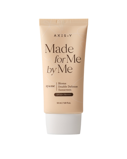 AXIS-Y Biome Double Defense Sunscreen 50ml product packaging