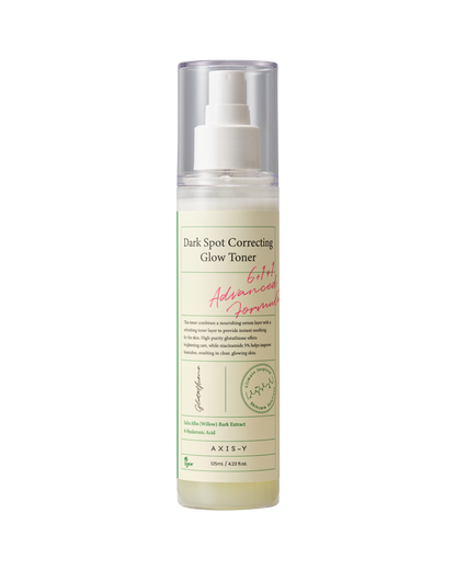 AXIS-Y Dark Spot Correcting Glow Toner 125ml product packaging