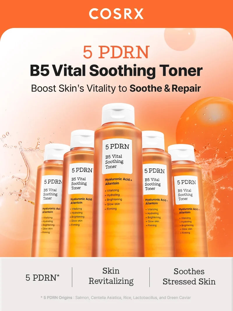 COSRX 5 PDRN B5 Vital Soothing Toner 280ml — product detail image 2
