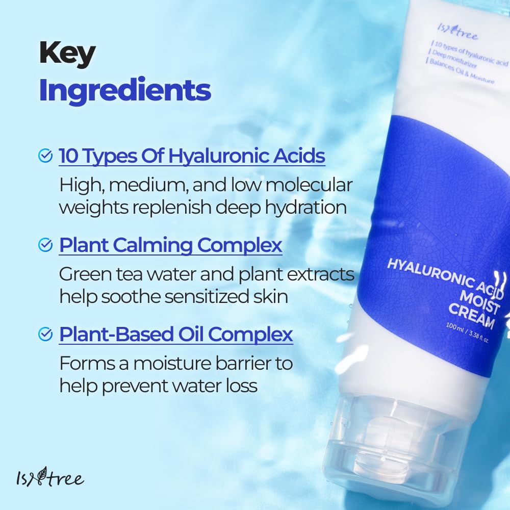 Isntree Hyaluronic Acid Moist Cream 100ml — Face Moisturizers product image 2