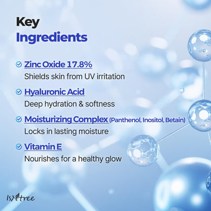 Isntree Hyaluronic Acid Natural Sun Cream 50ml — Sunscreen product image 145