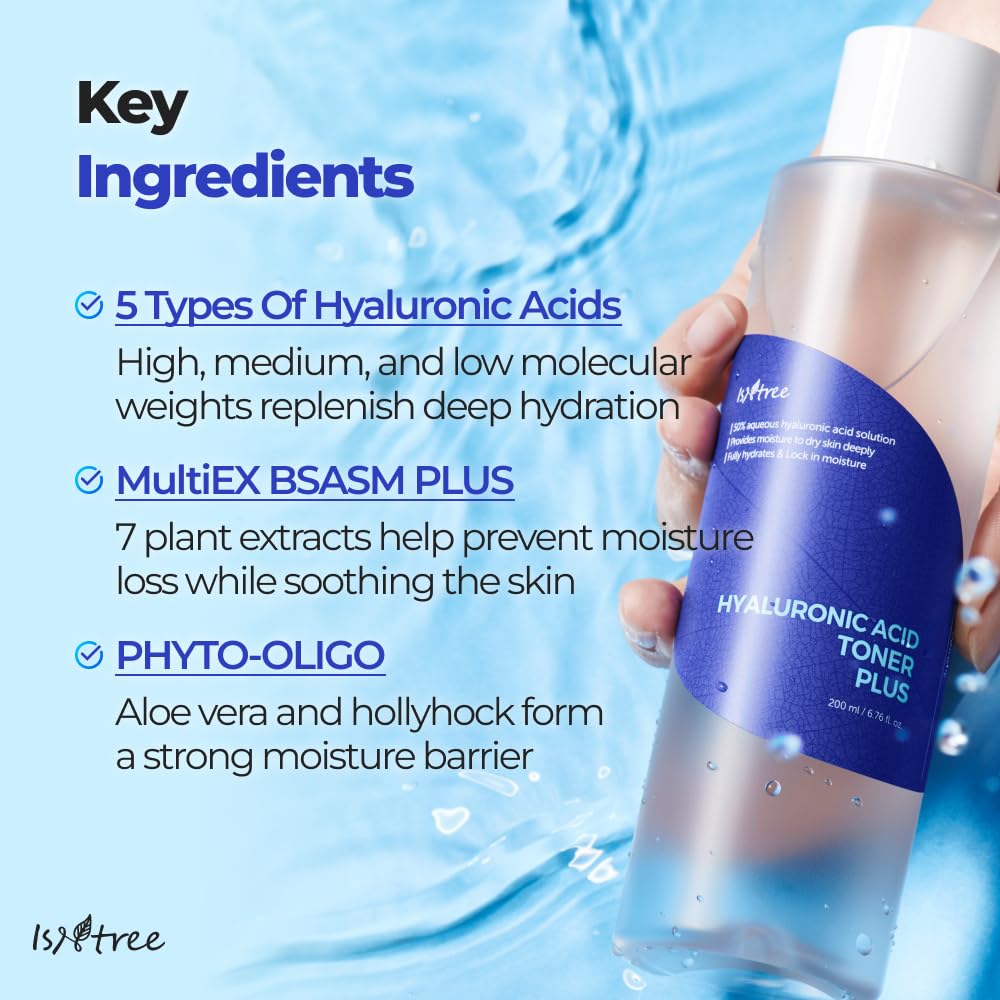 Isntree Hyaluronic Acid Toner Plus 200ml — Toners &amp; Astringents product image 82