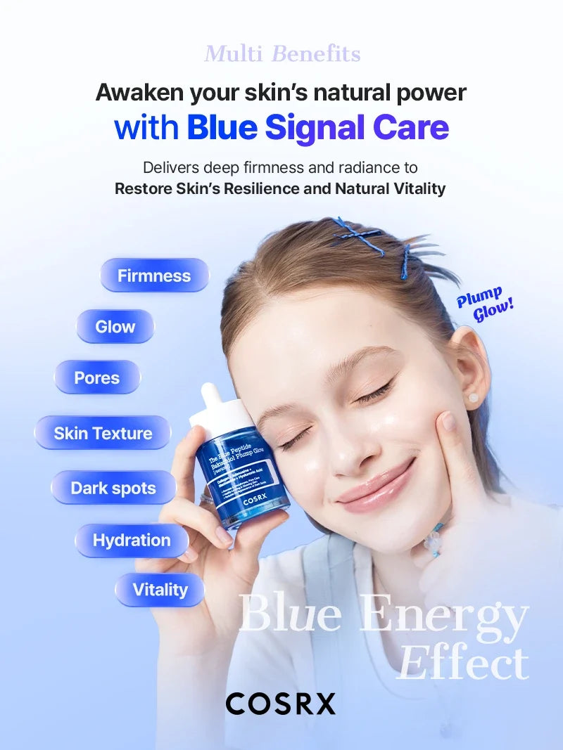 COSRX The Blue Peptide Bakuchiol Plump Glow Serum 50ml — product detail image 5