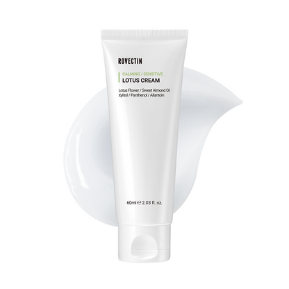 Rovectin Lotus Calming Water Cream 60ml — official product image 5