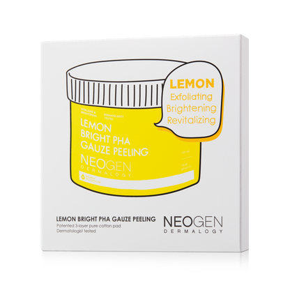 Neogen Lemon Bright PHA Gauze Peeling 190ml (30 Pads) — Neogen official product image 4