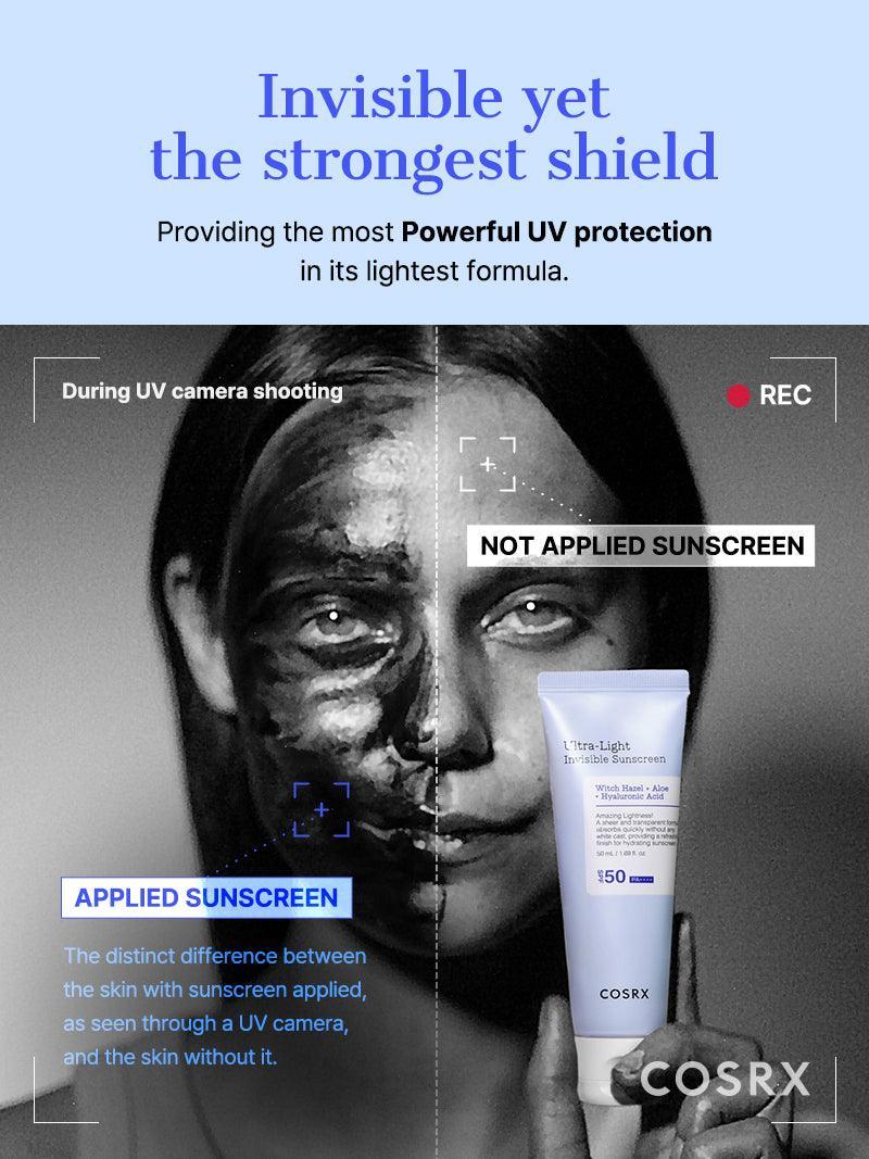 COSRX Ultra Light Invisible Sunscreen SPF50 PA++++ 50ml — product detail image 2