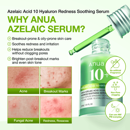 Anua AZELAIC HYALURON SOOTHING SERUM 30ML - official ANUA product image 3