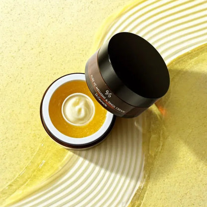 Dr.Ceuracle Pure VC Mellight A-Tinol Cream 70g open jar with cream texture, angled studio view