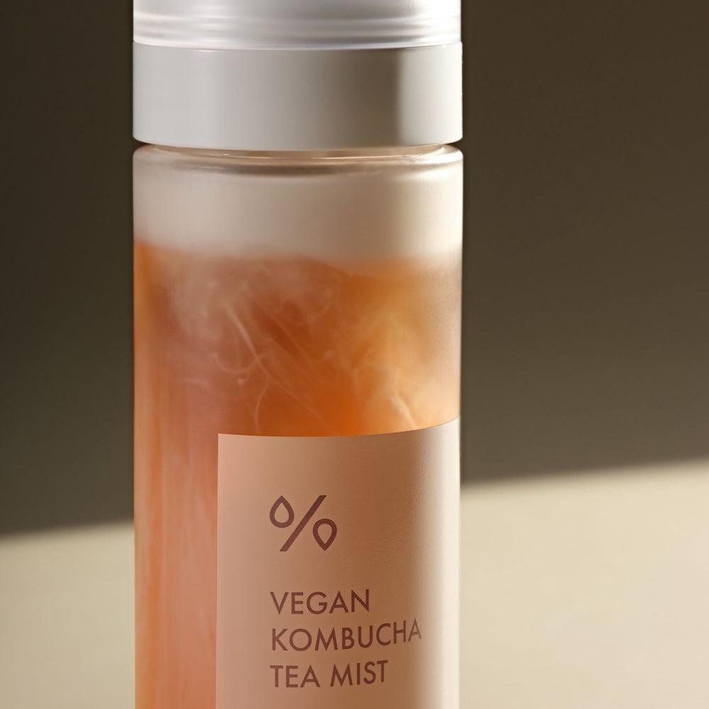 Close view of the label on Dr.Ceuracle Vegan Kombucha Tea Mist 80ml