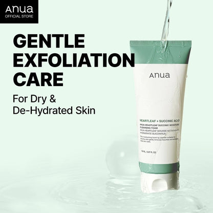 Anua HEARTLEAF SUCCINIC MOISTURE CLEANSING FOAM 150ml - product-specific ANUA product image 3