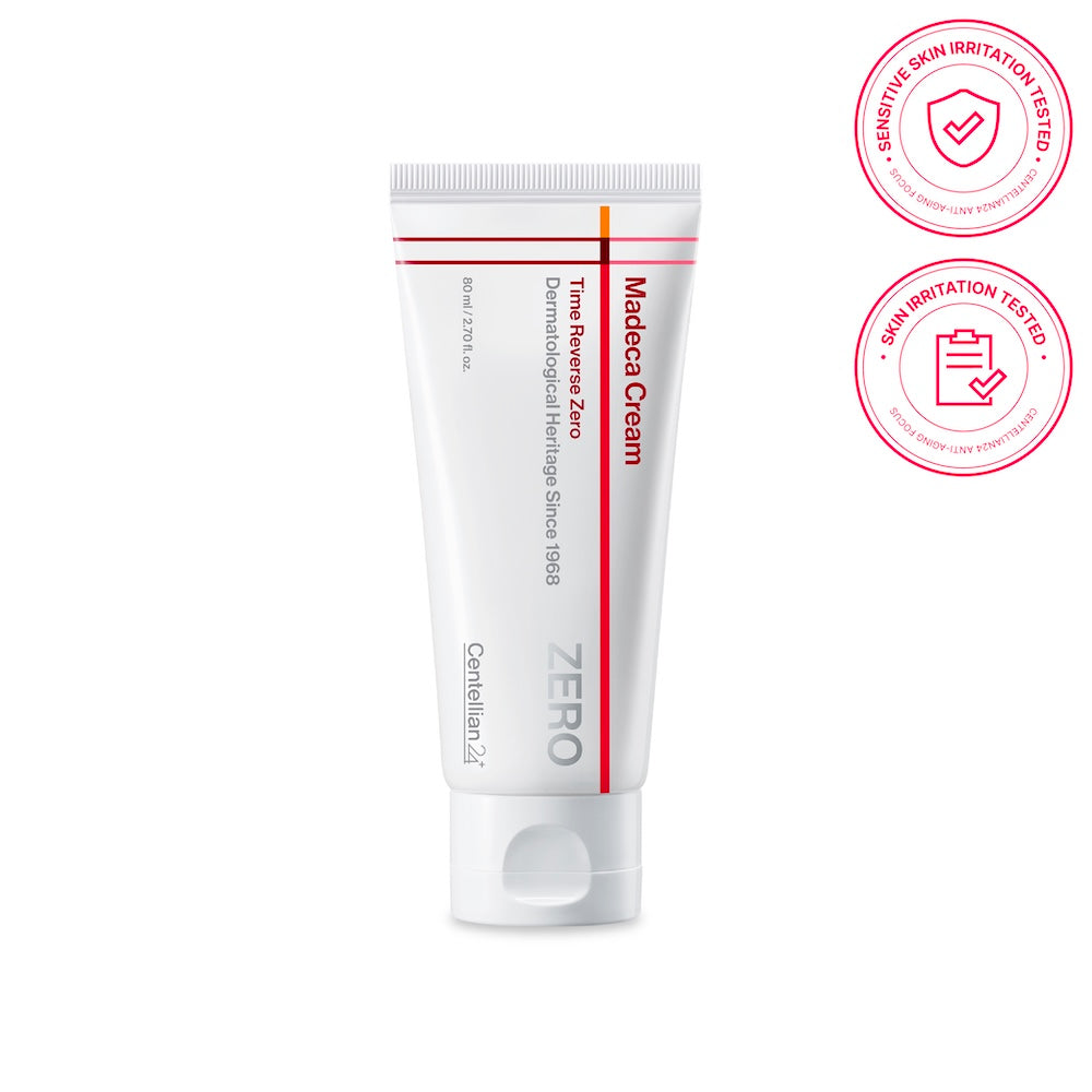 Centellian24 Madeca Cream Time Reverse Zero 80ml Twin Pack (2 × 80ml); official single-unit product image; twin pack includes two