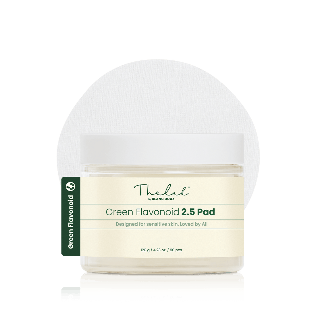 THE LAB by blanc doux Green Flavonoid 2.5 Pad 120g (90p) — official product image 2