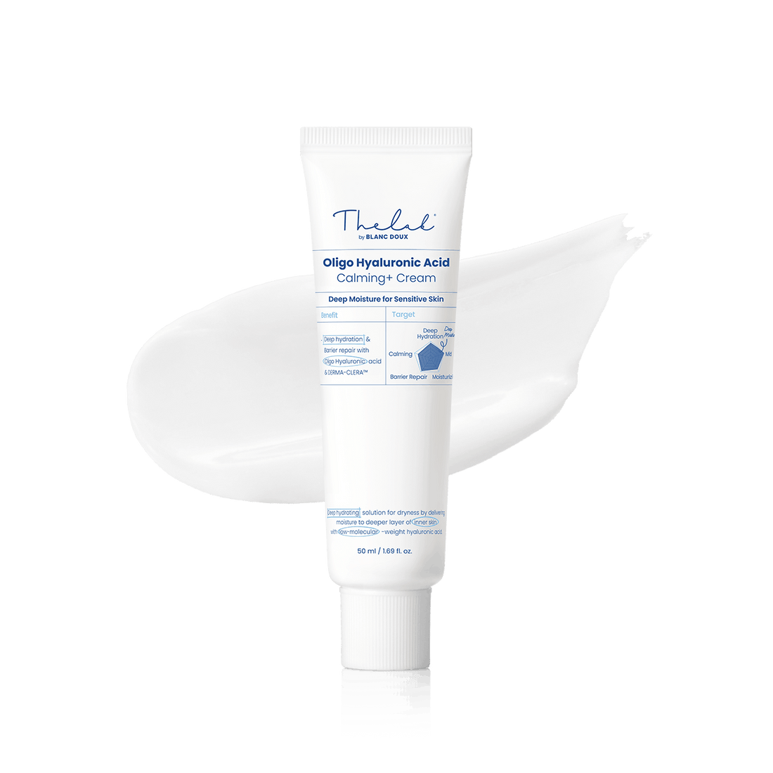 THE LAB by blanc doux Oligo Hyaluronic Acid Calming+ Cream 50ml — official product image 2