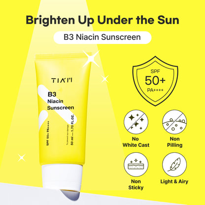 TIAM B3 Niacin Sunscreen 50ml — official product image 3