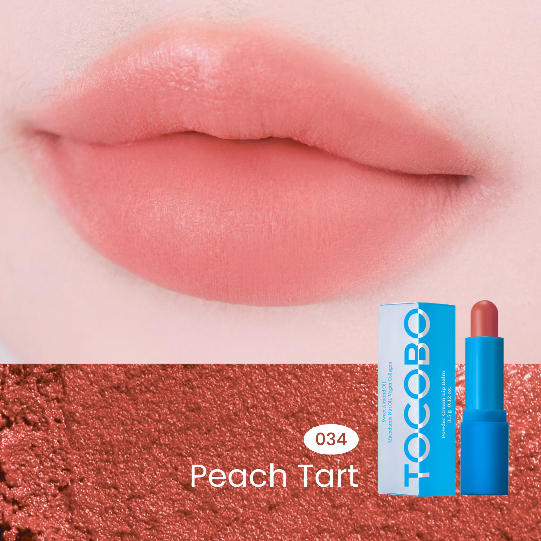 TOCOBO Powder Cream Lip Balm 033 CARROT CAKE 3.5g - official product image 7
