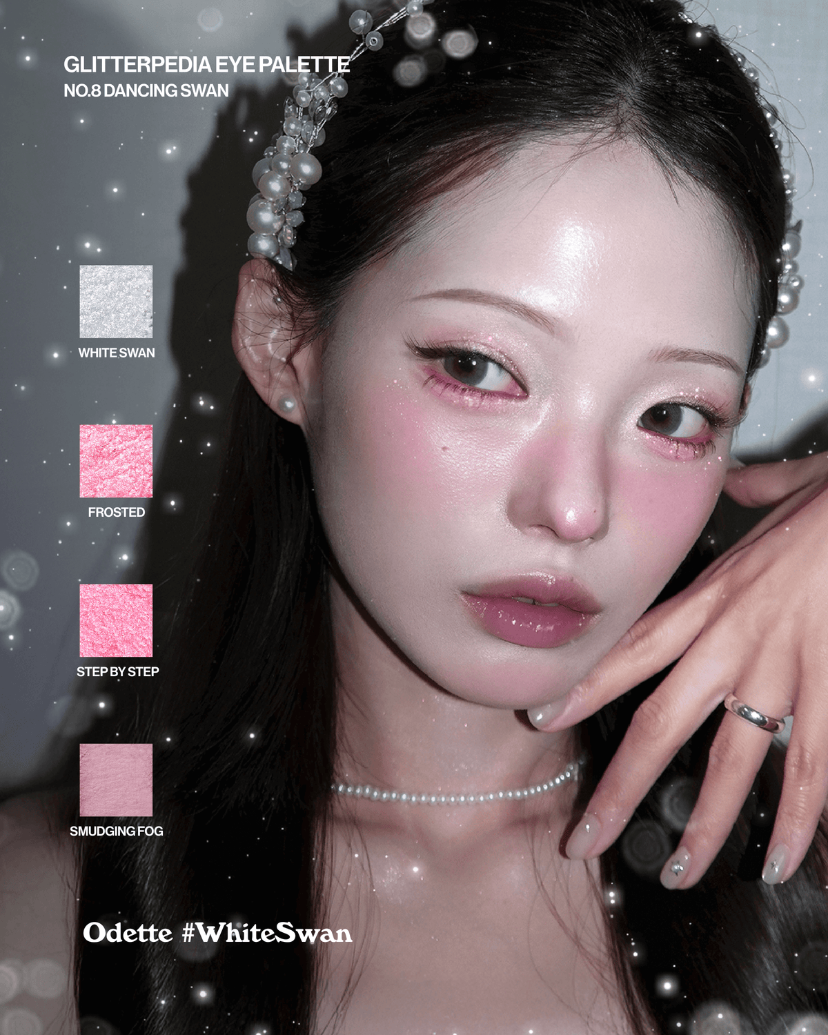 UNLEASHIA Glitterpedia Eye Palette No.3 All of Coralpink 6.6g - official product image 6