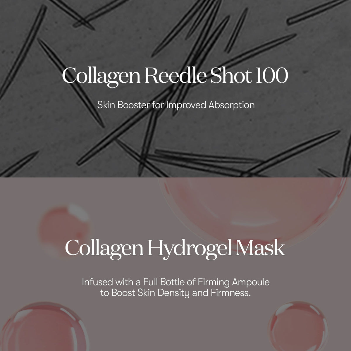 VT Cosmetics COLLAGEN Reedle Shot 100 2STEP Hydrogel Mask 4ea - official product image 4