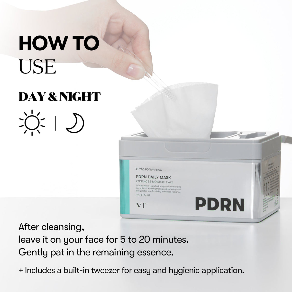 VT Cosmetics PDRN Daily Mask 30EA - official product image 6